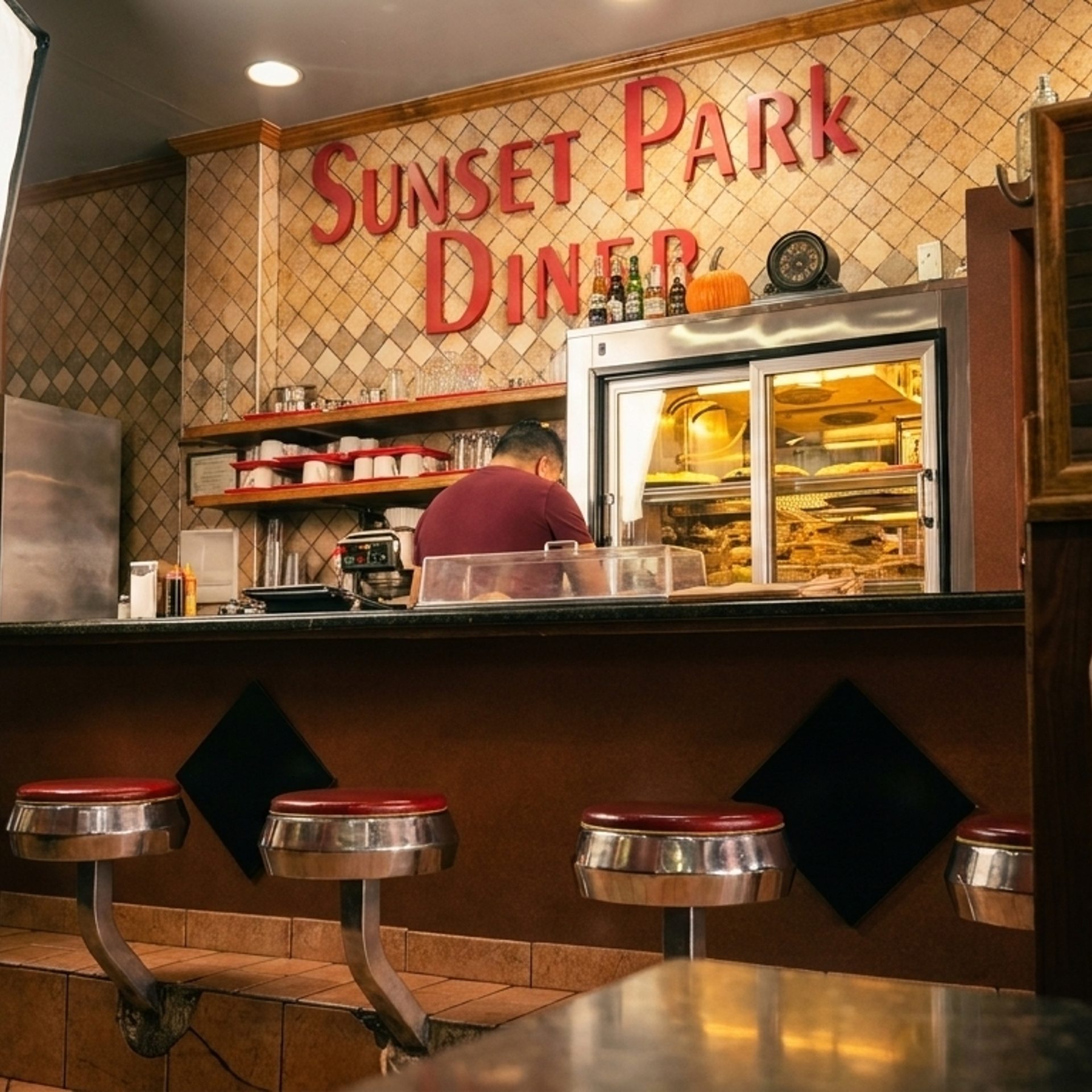 Breakfast, Burgers, Donuts